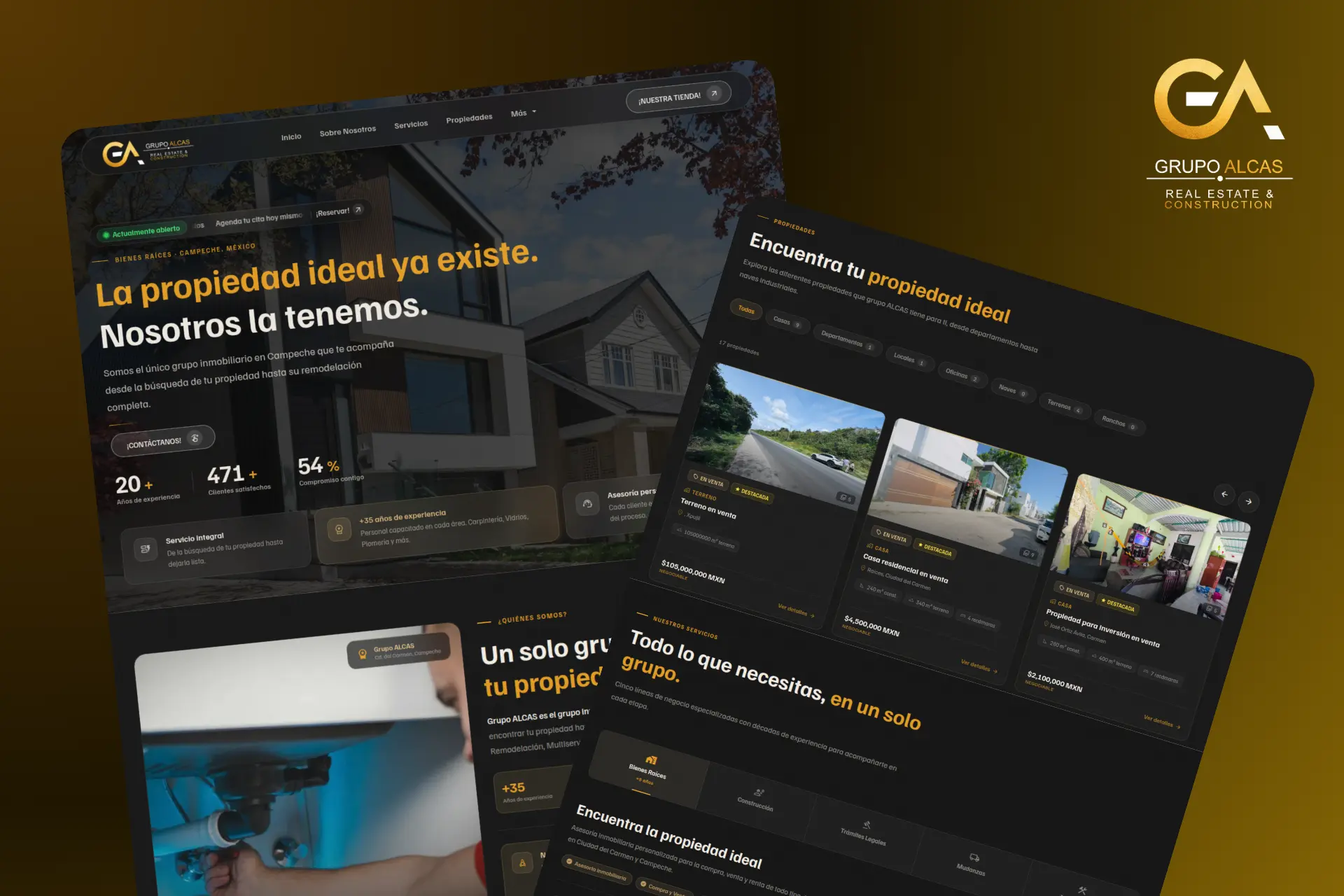 Sitio web de Grupo ALCAS